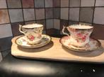 Royal Windsor,”Beaufort en Juliet”kop en schotel,bone China, Antiek en Kunst, Antiek | Servies los, Ophalen of Verzenden