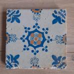 Antieke tegel, gekleurde Haarlemmer, Ophalen of Verzenden