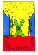 Keith Haring Artwork, Antiek en Kunst, Ophalen of Verzenden