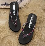 Dames slippersp, Verzenden, Overige maten, Zwart