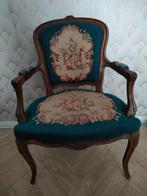 Fauteuil Louis XV-stijl teal, Ophalen