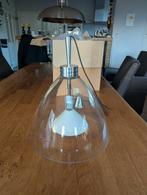 Herstal, Glazen hanglampen, 2 stuks, zonder beschadigingen, Gebruikt, Ophalen of Verzenden, Glas, Modern