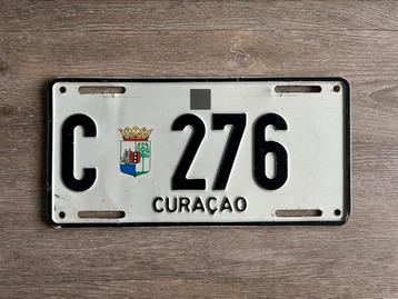 Kentekenplaat Curaçao (C-Overheid) 1996-2002 beschikbaar voor biedingen