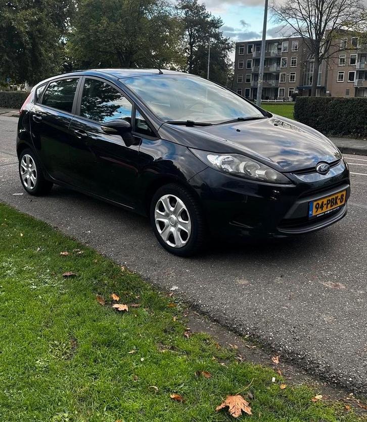 Ford Fiësta 1.25 44KW 5DR 2011 Zwart, Auto's, Ford, Fiësta, Airconditioning, Elektrische ramen, Benzine, B, Hatchback, Handgeschakeld