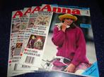 4 handwerkbladen ,, anna,, van burda uit 1995, Ophalen of Verzenden, Gebruikt, Patroon of Boek