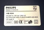 Philips zonnehemel HB824 (werkend, met schade aan kast), Ophalen, Gebruikt, Zonnebank enkelzijdig, Minder dan 10 lampen