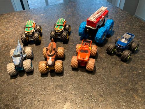 Monstertrucks van Hot Wheels en Monster Jam, Kinderen en Baby's, Speelgoed | Racebanen, Zo goed als nieuw, Handmatig, Hot Wheels