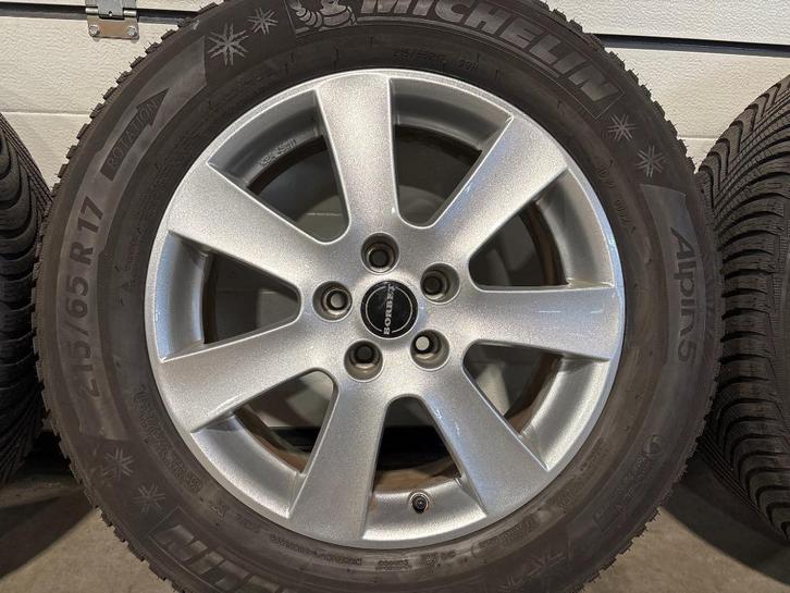 17" lm michelin winterbanden st. 5 x 108 peugeot 3008, 5008, Auto-onderdelen, Banden en Velgen, Band(en), Winterbanden, 17 inch
