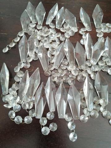 26st.echt vintage kristalen kralen voor lampen beschikbaar voor biedingen