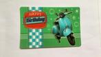 3-D kaart, 10x15 cm., Happy Birthday, met scooter., Verzamelen, Ansichtkaarten | Themakaarten, Feest(dag), Ongelopen, Ophalen of Verzenden