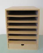 A4 Papier Opslagunit met 6 vakken en 1 lade, Ophalen, Gebruikt