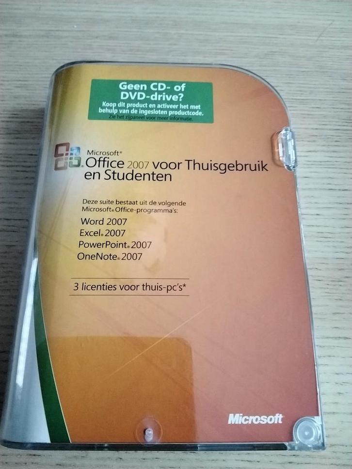 Microsoft Office 2007 met productcode, Boeken, Informatica en Computer, Ophalen of Verzenden