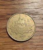 50 cent munt 2002 uit Italie, Verzenden, Italië, 50 cent, Losse munt