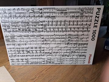 Puzzel Piatnik  muzieknoten, 1000 stukjes  beschikbaar voor biedingen