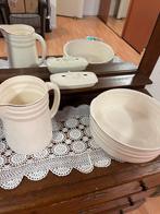 Vintage wastafelset - Kan, kom en zeepbakjes, Antiek en Kunst, Ophalen of Verzenden