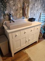 Brocante Witte Commode, Ophalen, Gebruikt, 50 tot 70 cm, 100 cm of meer