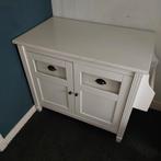 Witte Commode met Lade en Deur, Huis en Inrichting, Kasten | Dressoirs, Ophalen, Gebruikt, 50 tot 100 cm, Landelijk