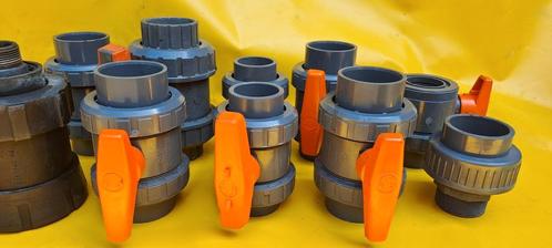 PVC kogelkranen nieuw in diverse maten, Doe-het-zelf en Verbouw, Overige Doe-het-zelf en Verbouw, Zo goed als nieuw, Ophalen of Verzenden