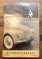 Instructieboekje renault 4CV type R 1062, Ophalen of Verzenden