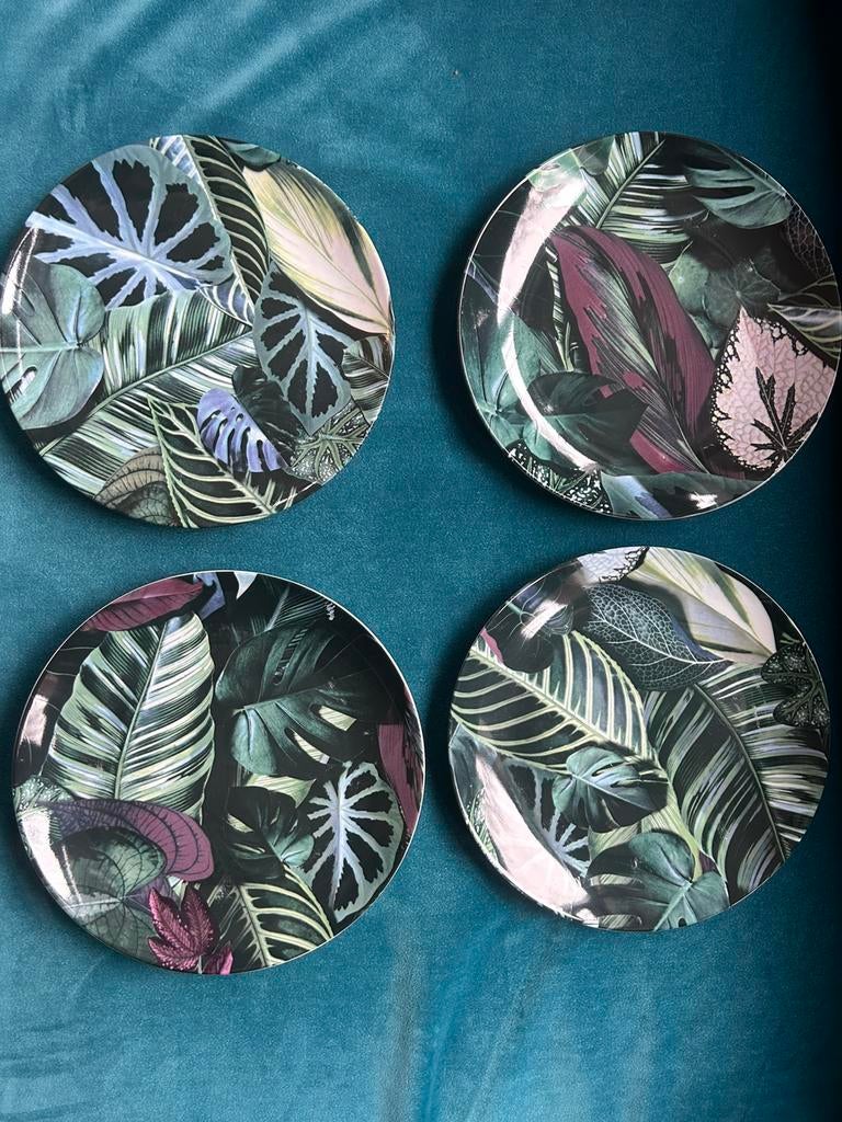 &Klevering borden 4 stuks, Ophalen of Verzenden, Nieuw, Overige stijlen, Bord(en)