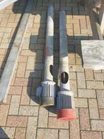 2 st vijzel met motor 150 cm lang, Doe-het-zelf en Verbouw, Ophalen, Zo goed als nieuw