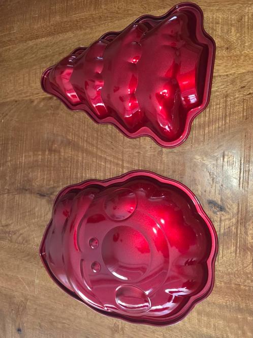 Kerstboom & Kerstman Bakvormen Set, Antiek en Kunst, Antiek | Keukenbenodigdheden, Ophalen of Verzenden