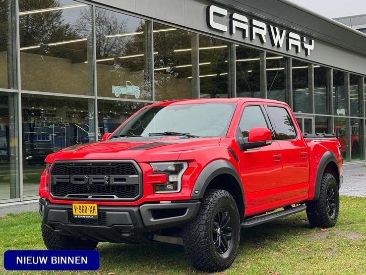 Ford Raptor F-150 NL-AUTO LPG DEKSEL (bj 2019), Auto's, Ford Usa, Bedrijf, Te koop, F-150, 4x4, ABS, Achteruitrijcamera, Airbags