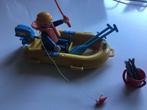 Playmobil visser met rubberboot 3574, Ophalen of Verzenden, Gebruikt, Complete set