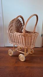 Rieten poppenwagen TEAB, Ophalen, Gebruikt, Babypop