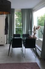Glazen tafel met 4 stoelen, Huis en Inrichting, Complete inboedels, Ophalen