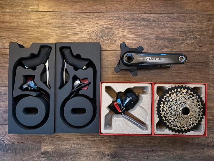 Sram Force XPLR AXS 12spd groepset, Fietsen en Brommers, Fietsonderdelen, Nieuw, Algemeen, Derailleur of Ketting, Ophalen of Verzenden