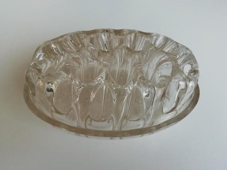 Grote glazen bloemen kikker/steker, Frankrijk, Antiek en Kunst, Curiosa en Brocante, Ophalen