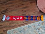 Voetbal sjaal Ajax - Fc barcelona, Verzamelen, Ophalen of Verzenden, Zo goed als nieuw, Ajax, Vaantje of Sjaal