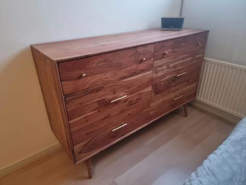 Zo goed als nieuw, zwaar degelijk dressoir., Huis en Inrichting, Kasten | Dressoirs, Zo goed als nieuw, 25 tot 50 cm, Ophalen of Verzenden