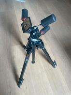 Manfrotto profressioneel 144B Statief + Kop 141RC, Ophalen, Gebruikt, 150 tot 175 cm, Driepoot