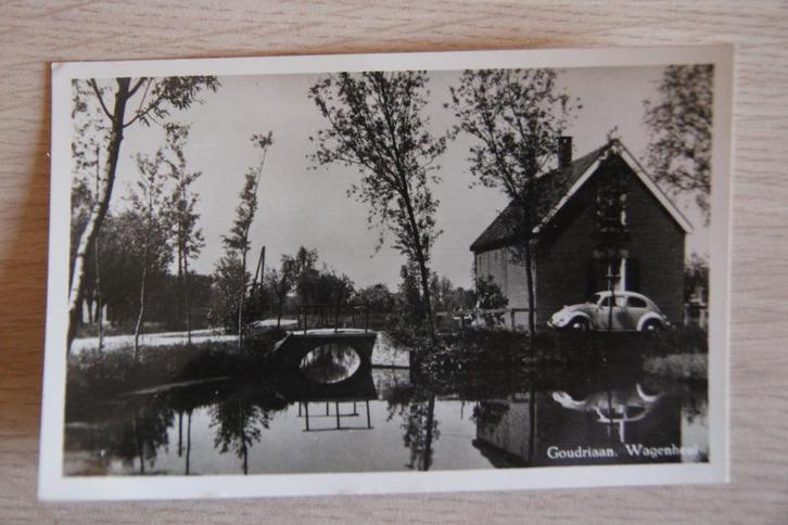 Ansichtkaart Goudriaan plm. 1965 Wagenheul Ongelopen, Verzamelen, Ansichtkaarten | Nederland, Ongelopen, Zuid-Holland, 1960 tot 1980