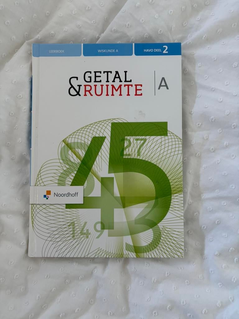 Getal en ruimte 5 HAVO deel 2 Wiskunde A, Boeken, Ophalen of Verzenden, Zo goed als nieuw, Overige onderwerpen