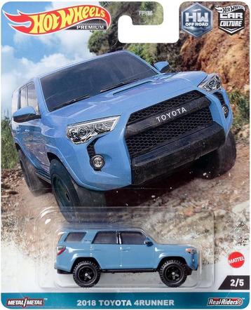Hotwheels 1:64 Toyota 4Runner 2018 lichtblauw - Car Culture  beschikbaar voor biedingen