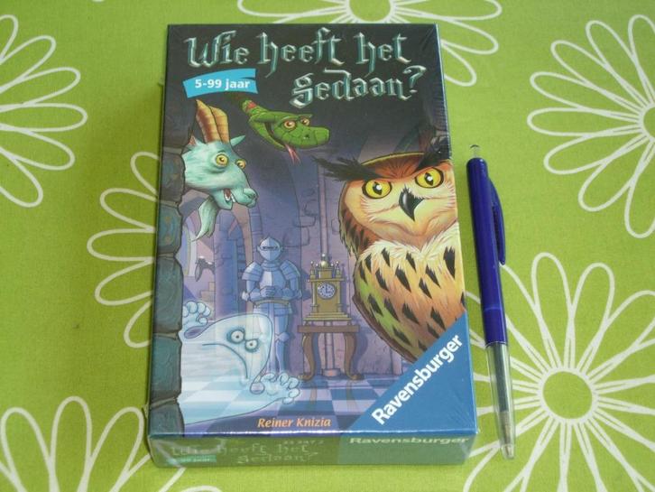 Nieuw in seal: Wie heeft het gedaan? - Vind de dief!, Hobby en Vrije tijd, Gezelschapsspellen | Overige, Nieuw, Een of twee spelers
