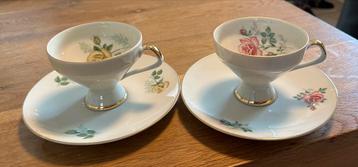 Vintage Tirschenreuth Bavaria Kopjes beschikbaar voor biedingen