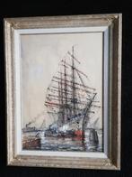 uit erfenis een collectie van 6 havenschilderijen van wim bo, Antiek en Kunst, Ophalen