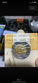 Dubbele wapens, stuiver 1732, Ophalen of Verzenden
