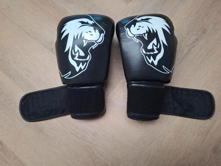 Bokshandschoenen + Vechtsport Spullen, Sport en Fitness, Vechtsporten en Zelfverdediging, Zo goed als nieuw, Overige, Vechtsportbescherming