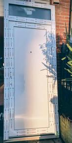 Nieuwe PVC Deur – Aluplast – Wit - Fabriek Nieuw!, Doe-het-zelf en Verbouw, Kozijnen en Schuifpuien, 75 tot 150 cm, Kunststof