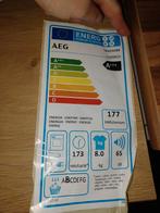 AEG T8DENSP86 Warmtepompdroger, Witgoed en Apparatuur, Wasdrogers, Ophalen, 6 tot 8 kg, Gebruikt, Anti-kreukfase