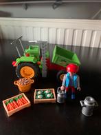 Playmobil tractor met laadbak en groenten 3074, Ophalen, Zo goed als nieuw