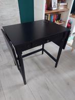 IKEA Ingatorp bureau zwart, Huis en Inrichting, Gebruikt, Ophalen, Bureau