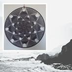 Mandala 40 cm. grijs, Huis en Inrichting, Ophalen of Verzenden, Nieuw