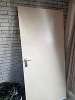 Binnendeur 93x201,5 cm, opdek met tochtstrip, Doe-het-zelf en Verbouw, Deuren en Horren, Ophalen