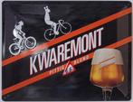 Kwaremont pittig blond bier relief reclamebord van metaal, Ophalen of Verzenden, Nieuw, Reclamebord, Plaat of Schild, Overige merken